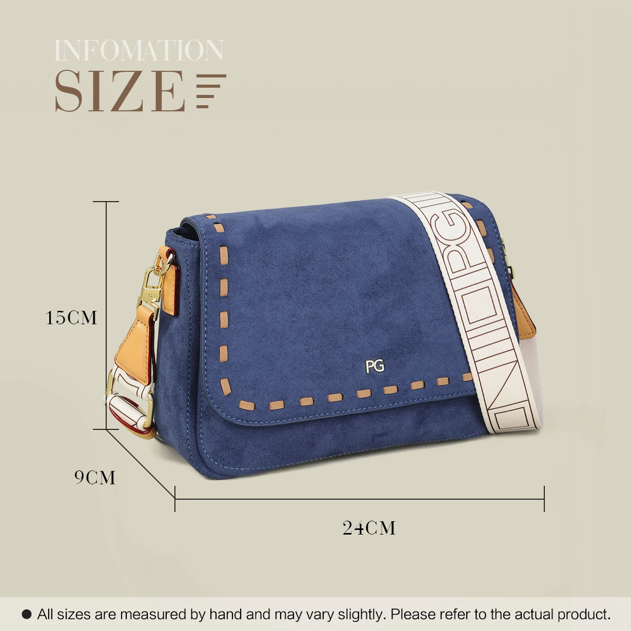 PG Retro Damen-Umhängetasche aus Leder, Multifunktionale Old-School-Klassiker-Crossbody-Tasche, Ausverkauf – Detail 17