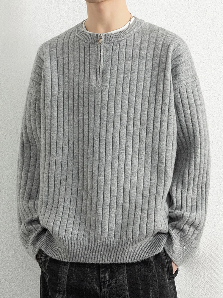 

PaulFrank Heavyweight Knitted Jaet Men's Loose Warm Cardigan Outerwear Autumn New Sle Casual Comfortable Polyester Blend