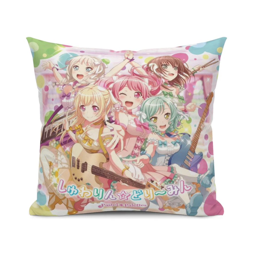 

BanG Dream! Cushion Cover 45x45cm Home Decor Sofa Pillow Home Pillowcase