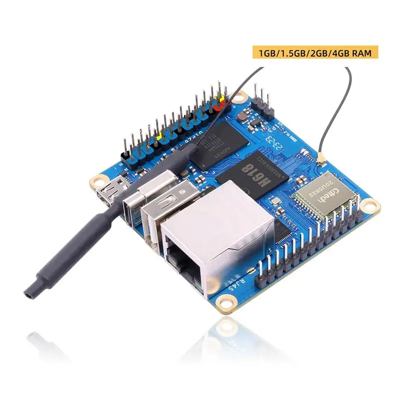 B03B-For Orange Pi Zero 3 Development Board 1GB RAM H618 Wifi5+BT 5.0 Gigabit LAN For Android 12 Debian12 Ubuntu22.04 Computer P