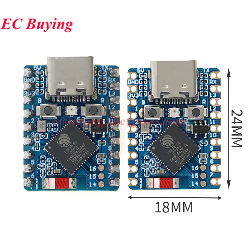 1-10 szt. ESP32-S3-Zero ESP32-C3-Zero ESP32S3 ESP32C3 Mini Moduł Płytka Rozwojowa 2.4Ghz WiFi Wi-Fi Kompatybilny z Bluetooth Ble 5.0 — zdjęcie produktu 4