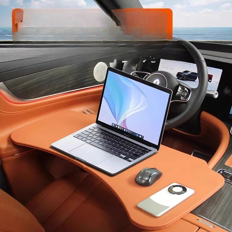 

Small table board Car co-pilot dining table Office folding board Car multi-function computer desk