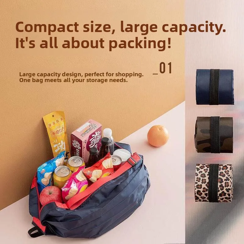 Ultra-Lightweight Portable Travel Bag Handbag Foldable Storage Bag Eco-Friendly Nylon Bag for Youth Men And Women