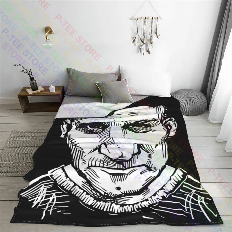 Ian Mackaye By Chris Shary Minor Threat, Punk, Fugazi Blanket Bedding Ultra-Soft Bedding Throws