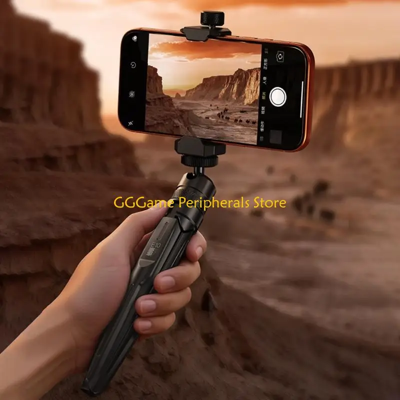 

U55B Compact Easy Carry Adjustable Grip Tripod Versatile Phone Mount Stand Suitable for Outdoor Travel Use & Mobile Devices