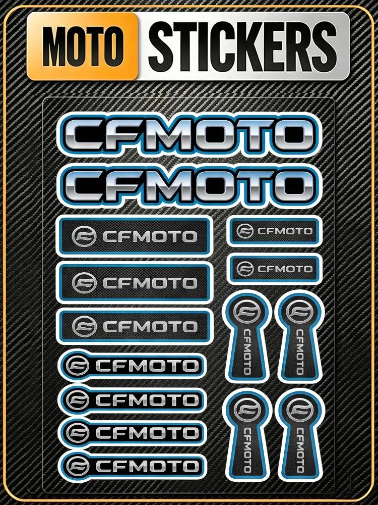 FOR CFMOTO High Visibility Reflective Waterproof Decal Scratch Hide Sticker Fit Car Motorcycle Helmet Refrigerator