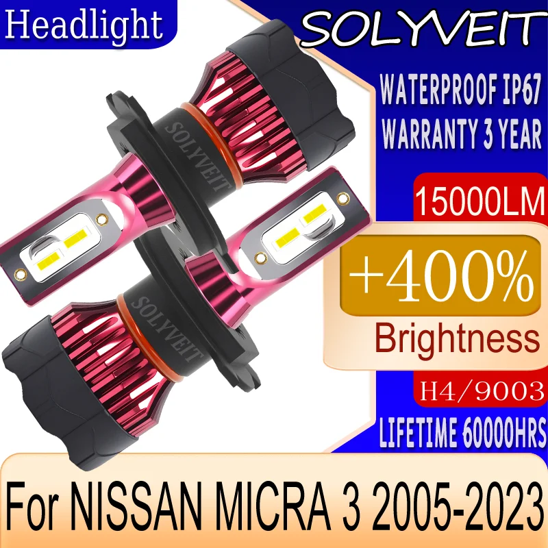 

Simplify Installation High-Luminance LED HEADLIGHT For NISSAN MICRA 3 2005 2006 2007 2008 2009 2010 2011 2012 2013 2014-2023