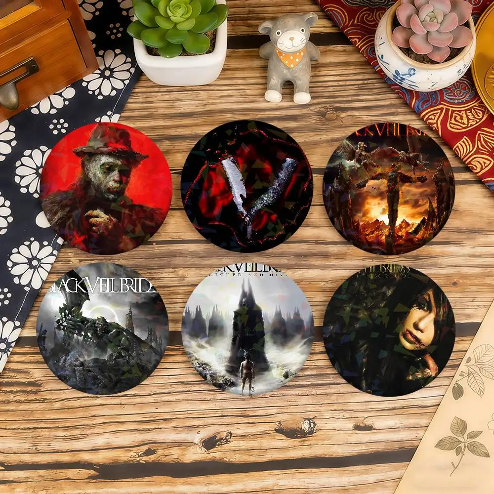 B-Black V-Veil BrideS Band Bleeders Badges Soft Button Pin Bright Printed Icon Geschenk für Freunde Abzeichen Kragenbrosche Revers Metall