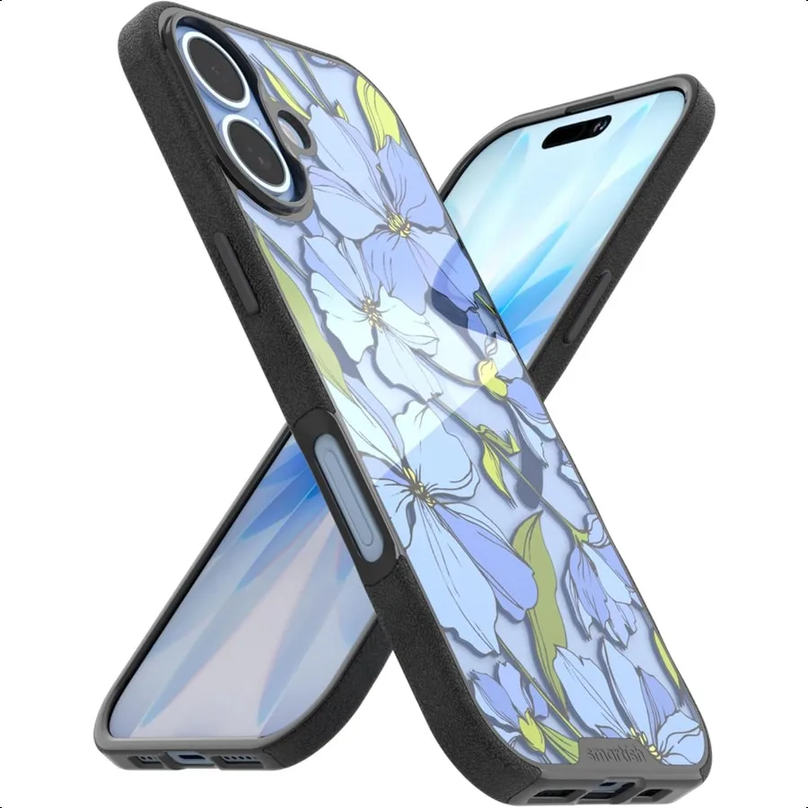 

Smartish iPhone 17 MagSafe Clear Case Gripmunk Magnetic Slim Case [Lightweight + Protective] AntiYellowing Thin Grip Clear Cove