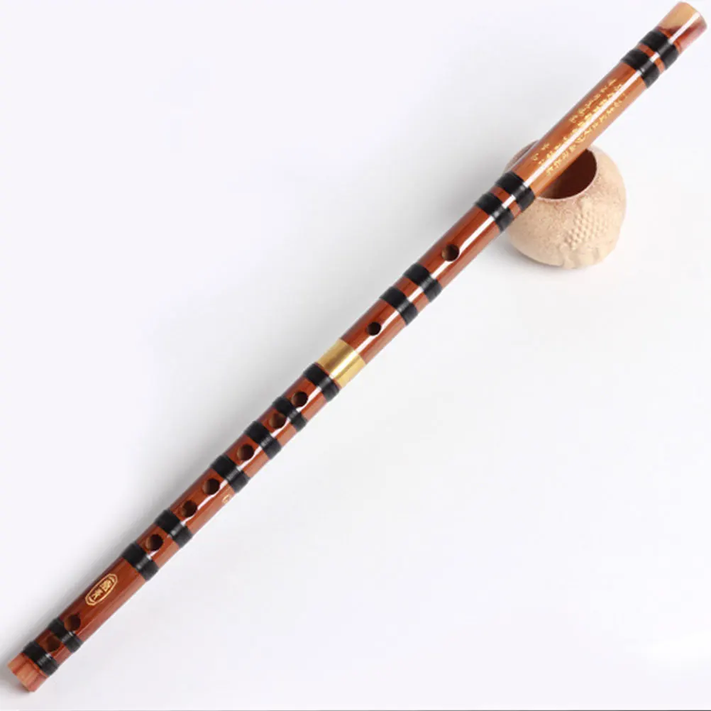 Flauta de bambú profesional para principiantes, instrumento para estudiantes chinos, flauta ligera y suave para principiantes, 1 ud.