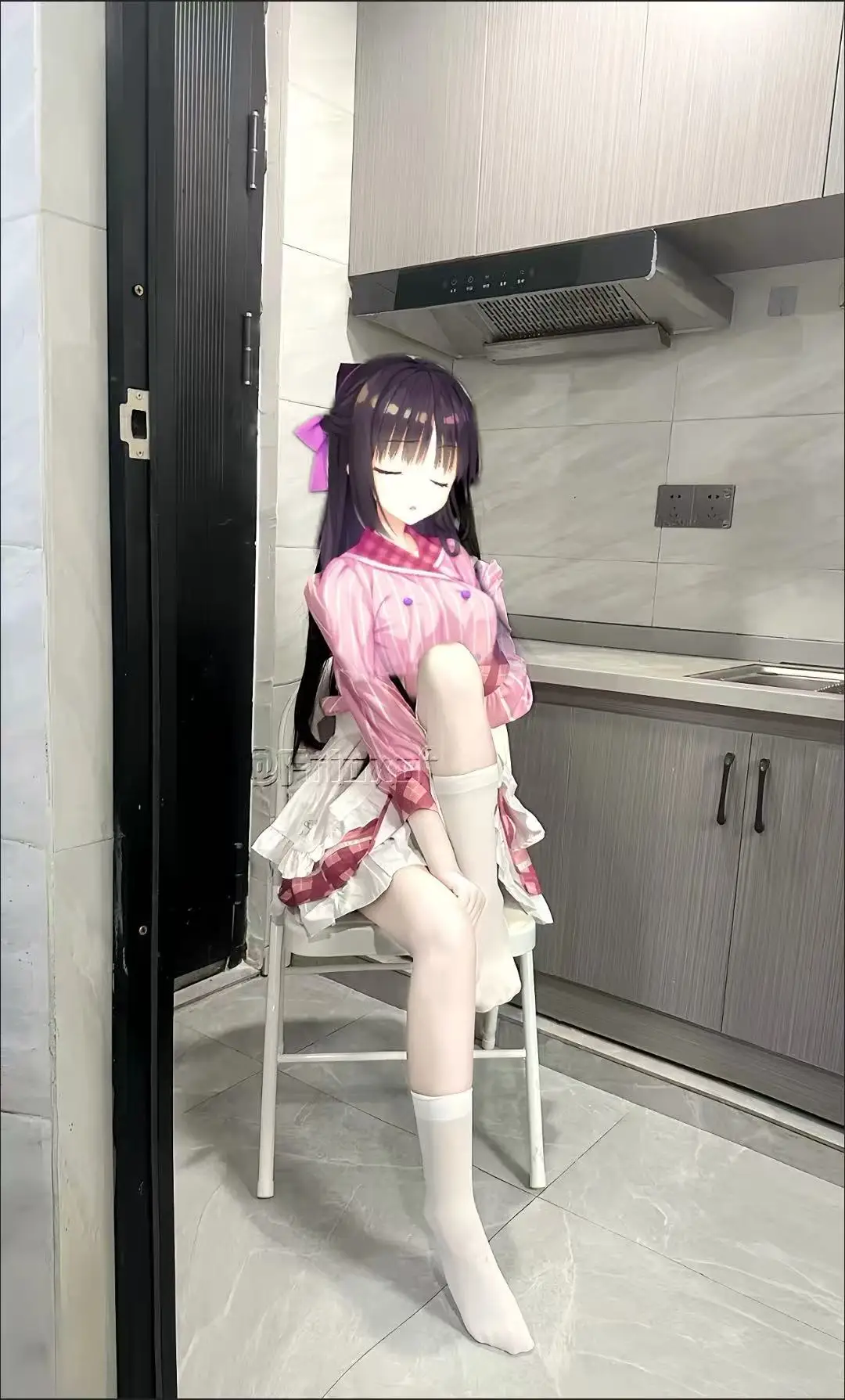 

Café Stella and the Reapers' Butterflies Pink Maid Cosplay Set - Shiki Natsume