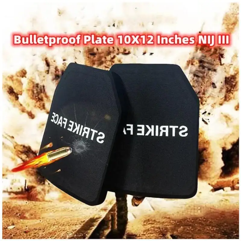 

NIJ Class III Pure PE Bulletproof Plate 25X30CM Class 3 Bulletproof Plate Tactical Insertion Plate Backpack Deck Body Armor