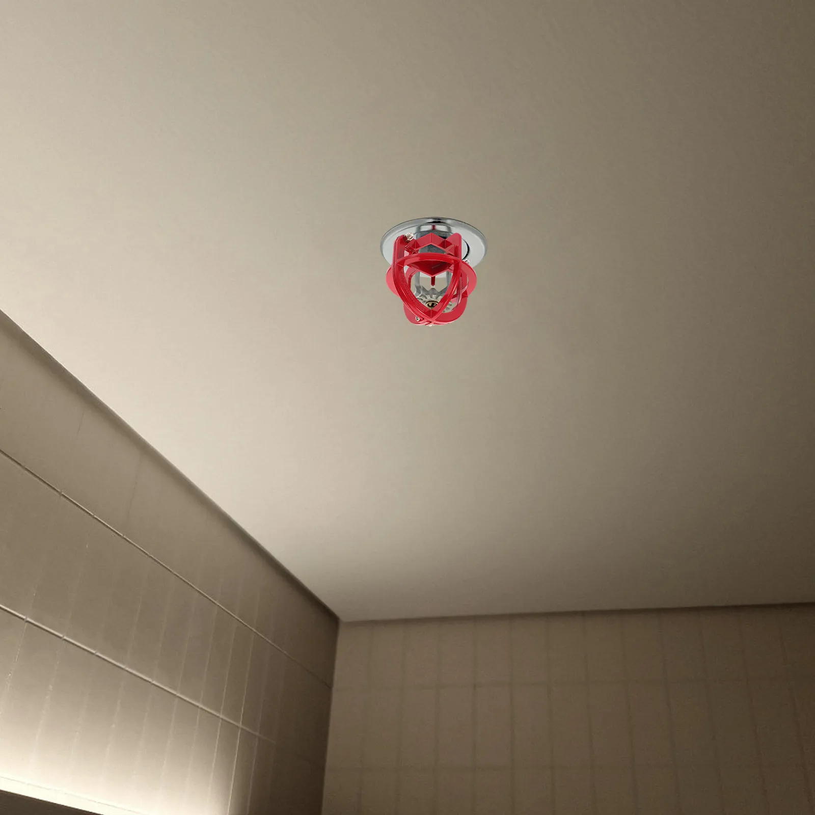 

Fire Sprinkler Head Cover Protective Plate Fire Alarm Guard Cover Sprinkler Head Protection Mesh Easy Installation