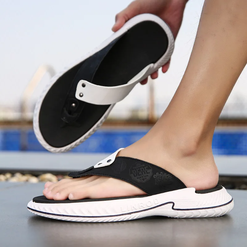 Xiaomi Youpin-chanclas antideslizantes de suela suave para hombre, zapatillas de playa, cómodas, de verano