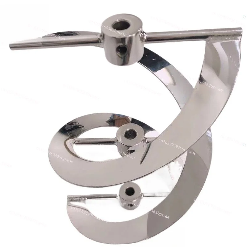 With Spiral Stainless Steel 304316 Stirring Paddle Horizontal Stirring Custom Shaped High Viscous Material Mixing