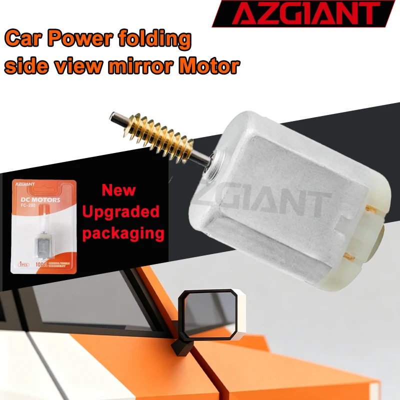 Azgiant Car Power Folding Unit Mirror Actuator Motor FC-280 For VW New Lavida/Talagon/T-cross/Tiguan MK2/T-Roc/Vento/ID.6/ID.4