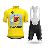 colnago jersey 2025 cycling suit short sleeve kit UAE outdoor MTB breathable quick-drying bib shorts
