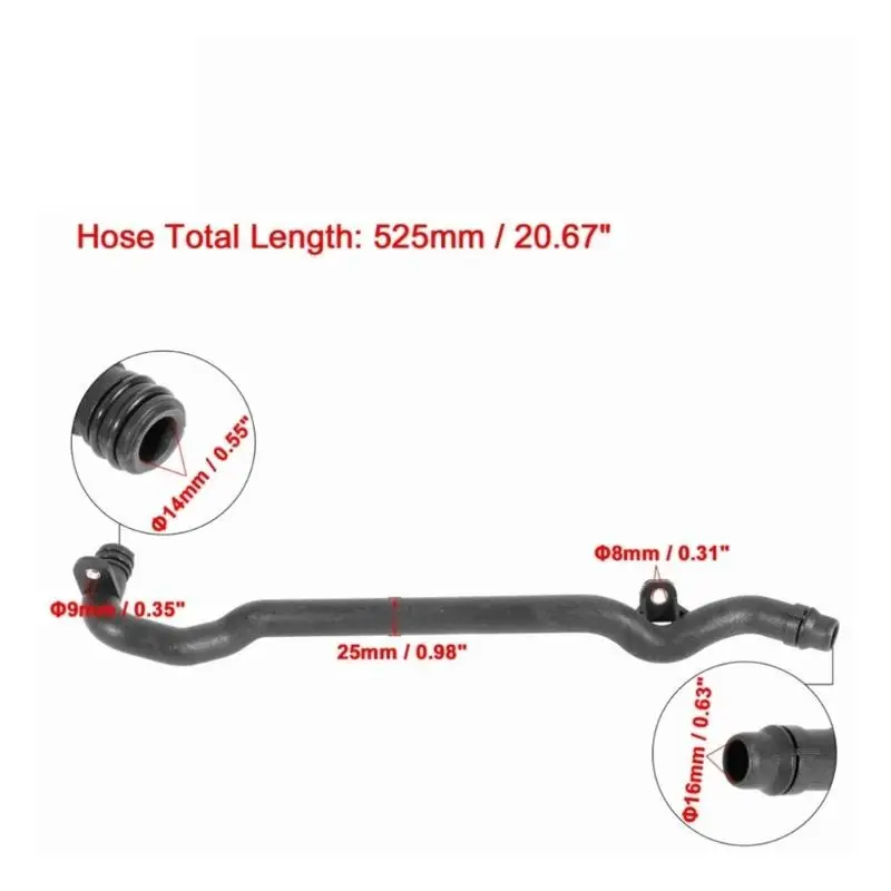 31BC طقم خرطوم نظام التبريد المقاوم لدرجات الحرارة 330i 525i 528i 530i 325xi #6