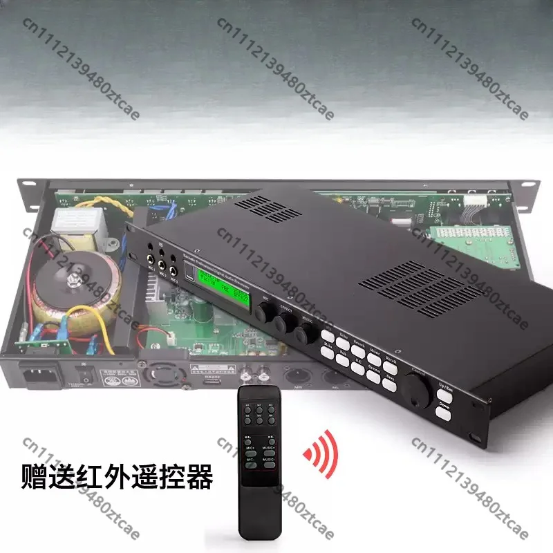 Digital Pre‑Effect Audio Processor Built‑in Reverb Anti‑Howling Function For KTV Karaoke Entertainment Sound Equipment