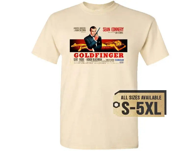 Goldfinger 1964 V5 multicolor T shirt all sizes S-5XL