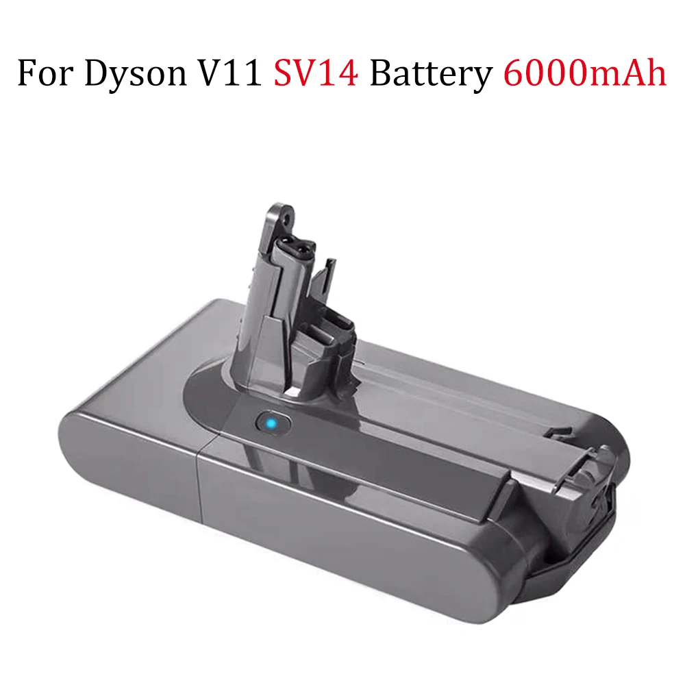 25.2V 6000mAh SV14 Lithium Li-ion Battery Vacuum Cleaner Rechargeable Battery for Dyson V11 Absolute V11 Animal SV15 970145-02