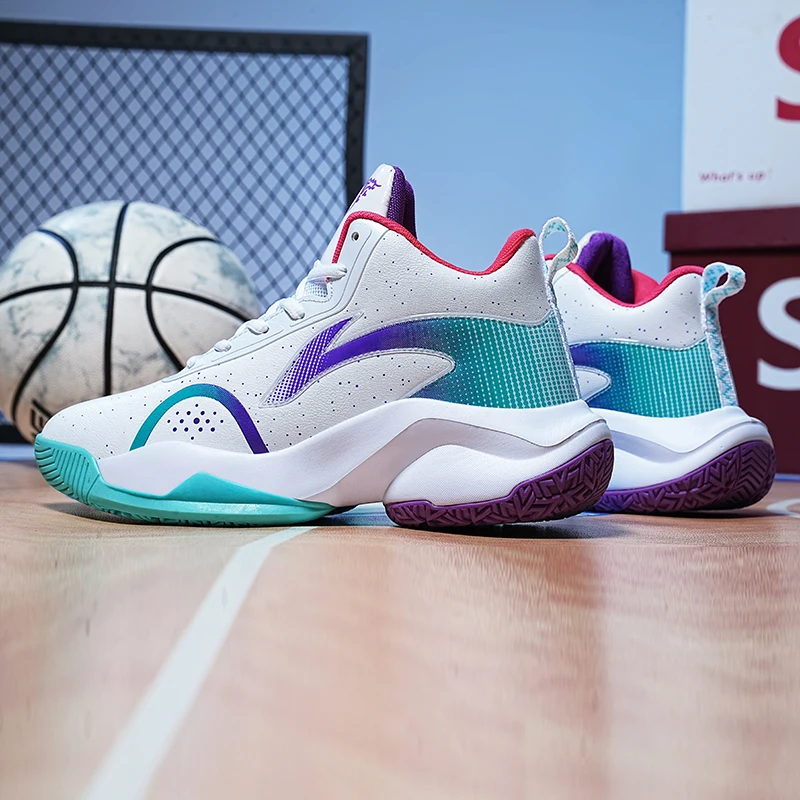 Men Shoes Outdoor Non-slip Basketball Shoes Comfortable Lightweight Sneakers Man Leather Casual Shoes High Quality Tennis Shoes