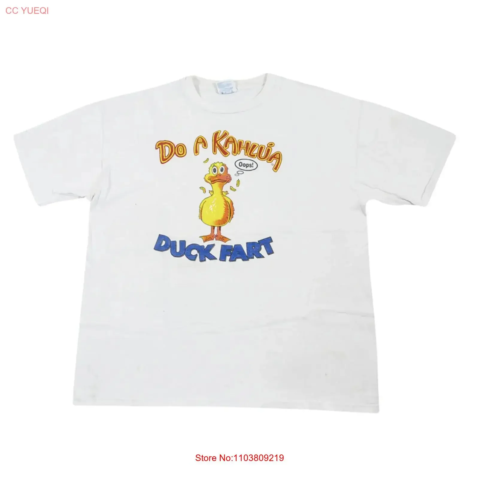 Camiseta Vintage Kahlua Talla X-Large, Lavada, Cómoda, de Diseñador, para Uso Diario, Elástica, Unisex