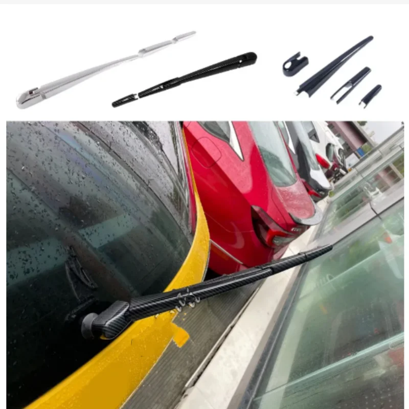 

For Honda ZR-V HR-V 2022 2023 2024 Rear Window Wipers Covers Windshield Wiper Trim Exterior Car Accessories