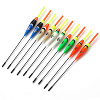 Fishing Floats Vertical Buoy Barguzinsky Fir Floats 10pcs Large Buoyancy Bobber Eye-catching Bold Tail Floatage Manufacture