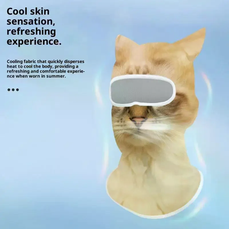 1 szt. Kominiarka zwierzęca na motocykl, motocross, narty, snowboard, czapka 3D z kotem, kominiarka narciarska, maska zakrywająca całą twarz, kaptur.