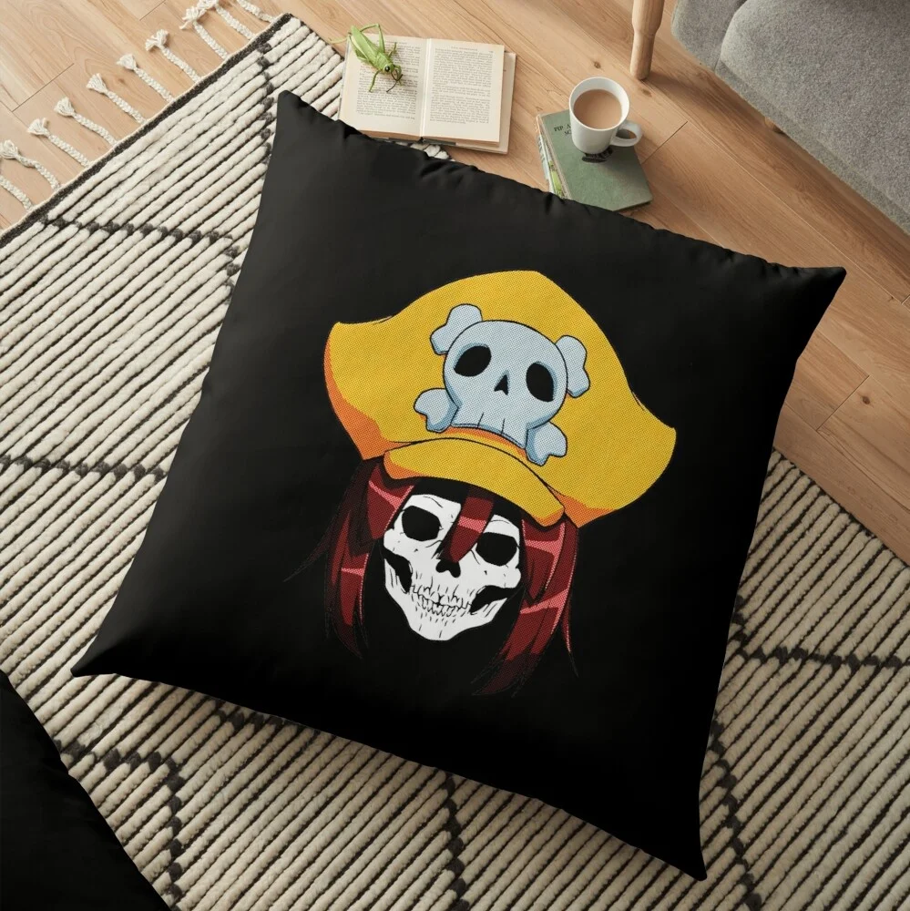 Guilty Gear Jellyfish Pirates Pattern Pillow Case Fashion Square Cushion Car Sofa Home Office Decor