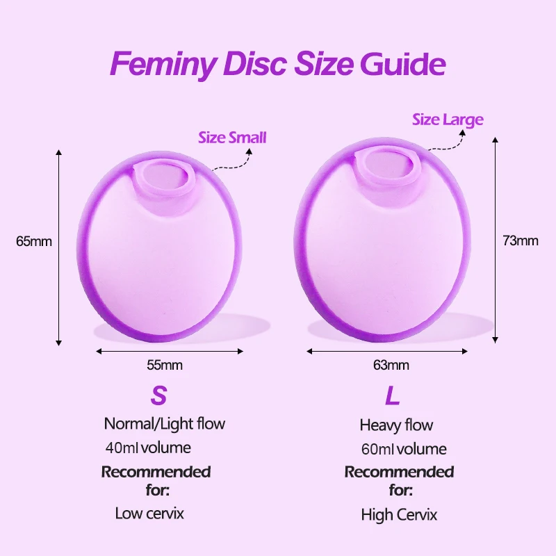 Women\'s Menstruation Disk Disc With Sterilization Monthly Tampon Alternative Certified Period Disco Collector Menstrual Cup Case