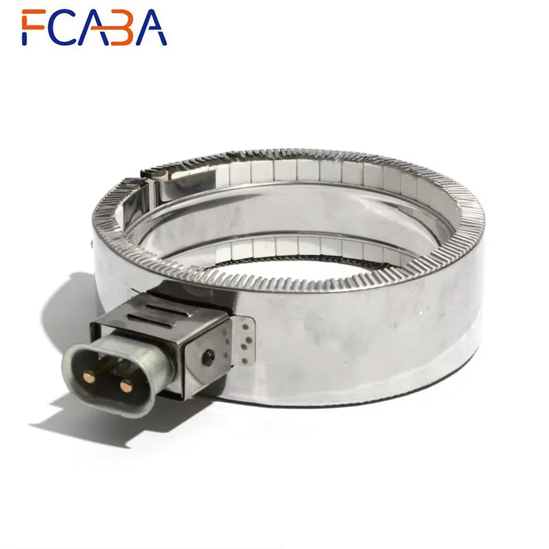 FCABA Electric Ceramic Band Heater 100mm Diameter 50~100mm Height 110V/220V/380V 780W/1200W/1400W/1500W Heating Element