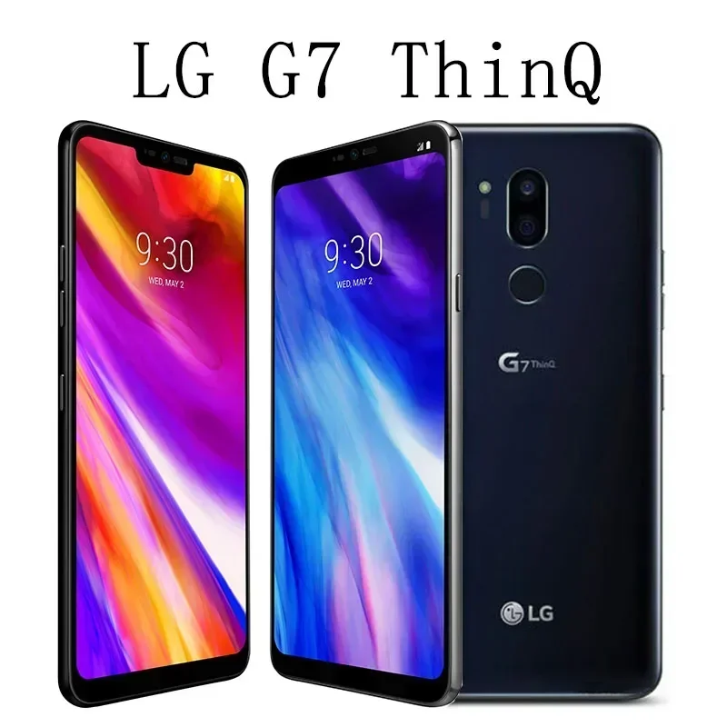 LG-Smartphone G7 ThinQ G710N G710VM 4G, téléphone portable, écran de 6.1 pouces, Snapdragon 845, Android, Octa Core, appareil photo de 16 Mpx, pour touristes