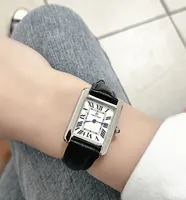 Pablo Raez Men Women Couple Quartz Watch Rectangle Square Roman Numerals Orologio Ladies Luxury New Wristwatch Classic Man Clock