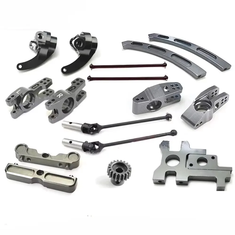 CNC Aluminium Chassis, Scratch Resistant For HOBAO RC Car, Flat Skid Plate, Vehicle Leveling Accessory