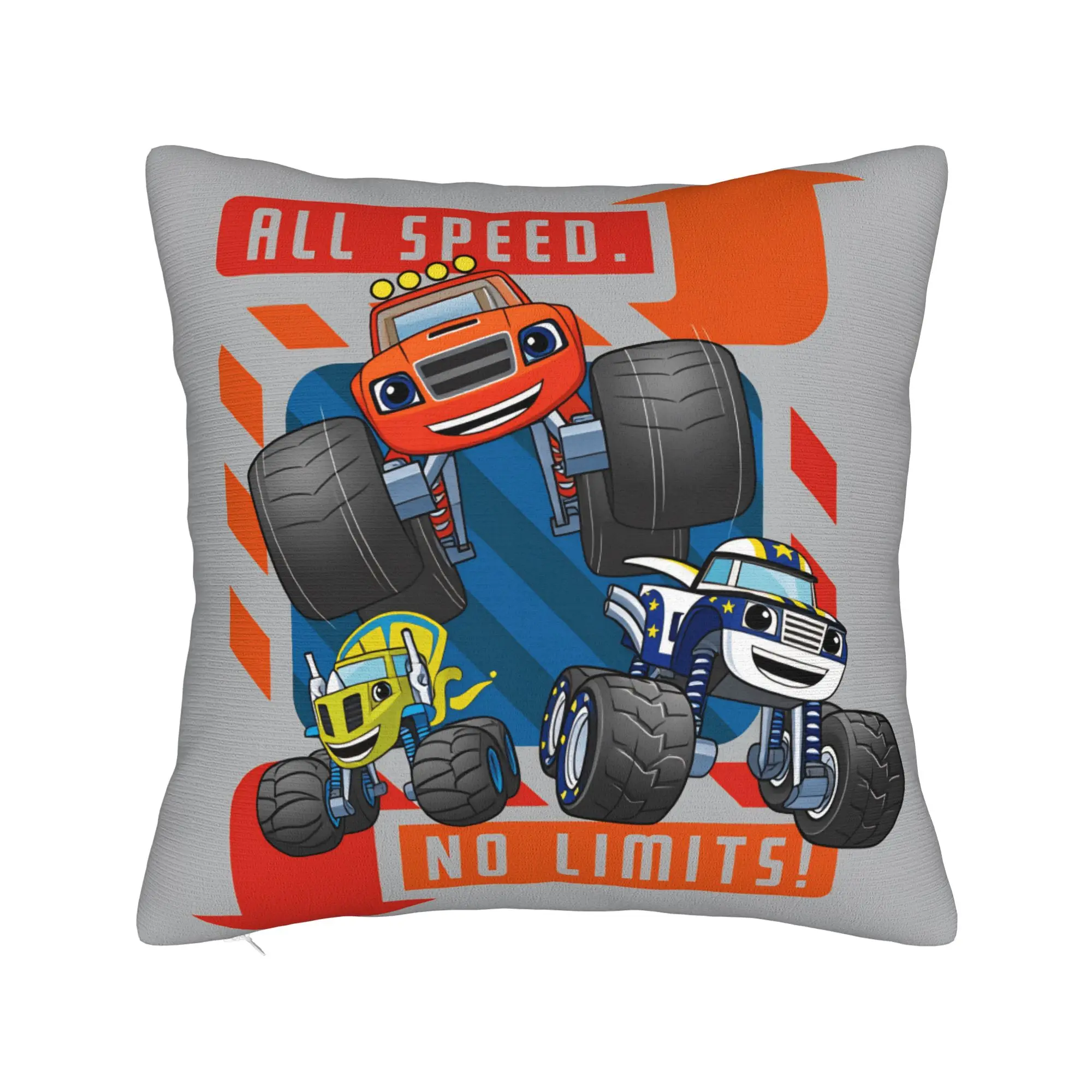 B-Blaze and the Monster M-Machines Pillow Cover  Custom Cushion Cover Novelty Pillow Case For Sofa Home Decoration