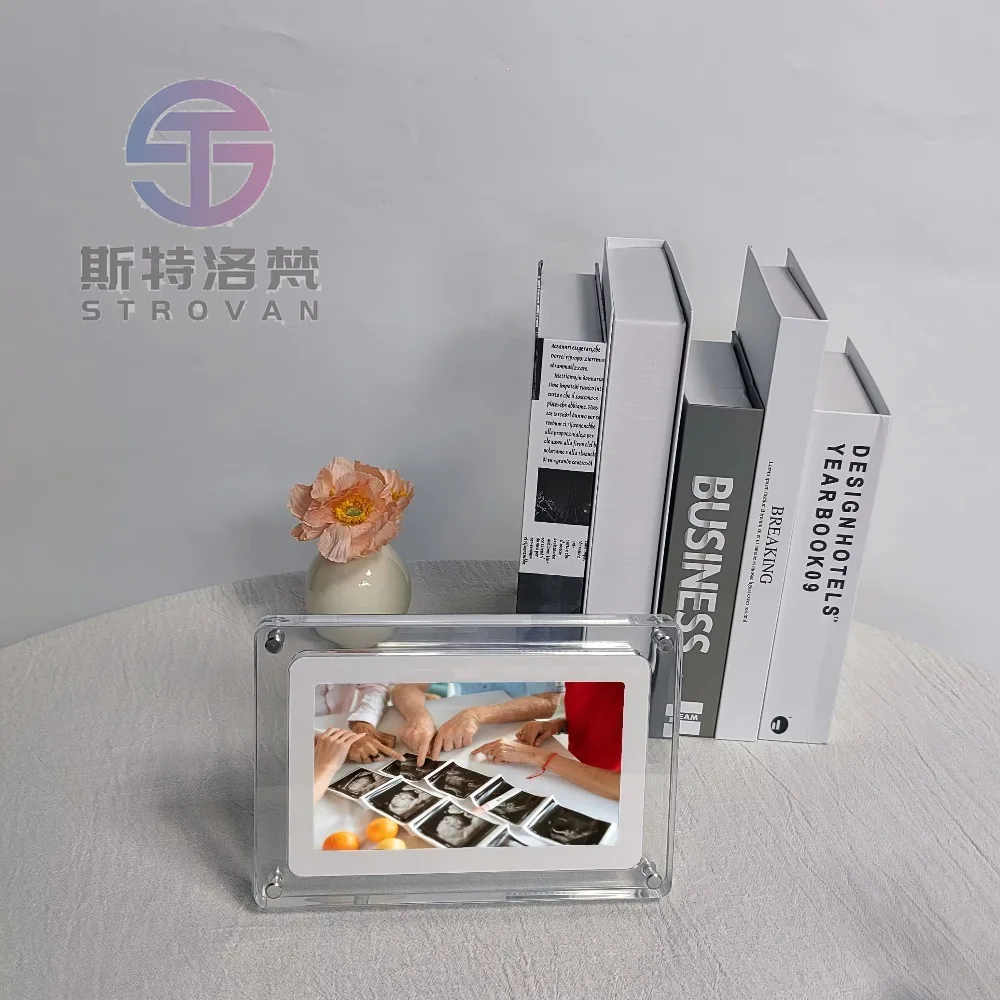 5''-back-stander-acrylic-digital-photo-video-frame-with-mp3-8gb-memory-best-gift-for-pregnant-women-and-families-with-newborns
