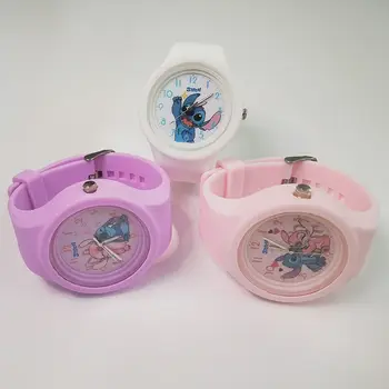 迪士尼動漫史迪奇手錶 可愛莉蘿與史迪奇兒童手錶 運動矽膠手錶 卡通史迪奇手錶 兒童玩具禮物 8 最佳銷售 蘋果手錶迪士尼 - №8