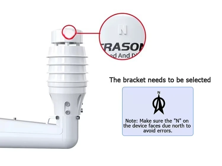 Wind Speed Direction Measurement Marine Anemometer Wind Sensor Ultrasonic Anemometer
