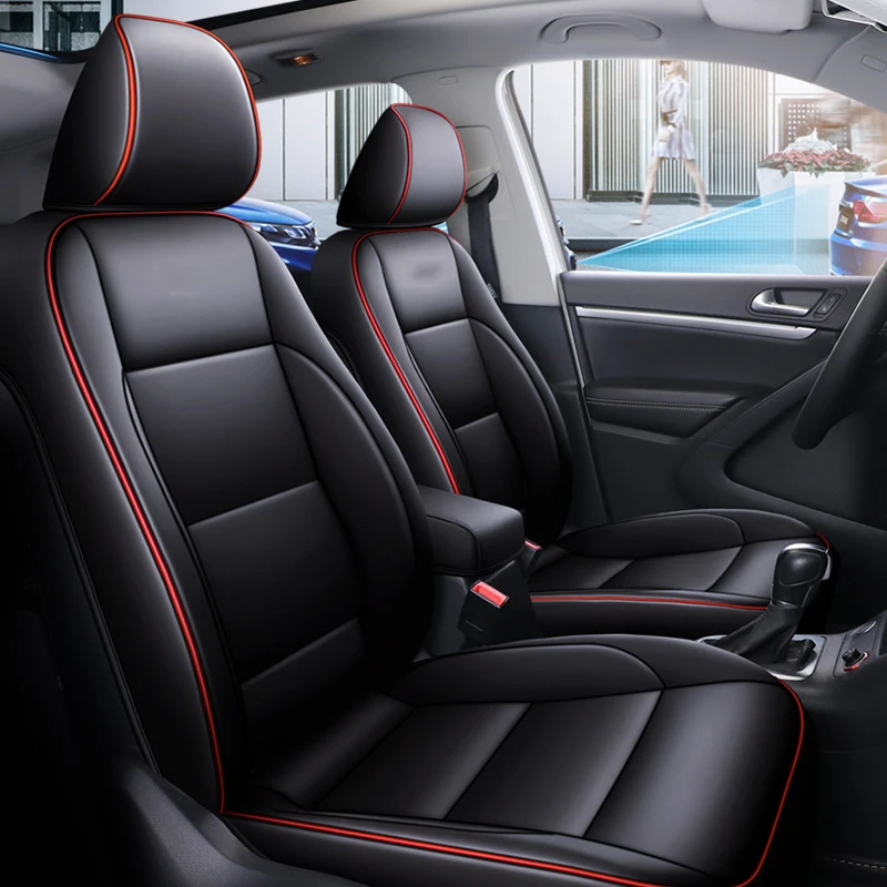 Custom Made Car Seat Covers For Volkswagen Tiguan VW 2013-2018 interior Automotive Front /Back Row Device Decoration Accessories
