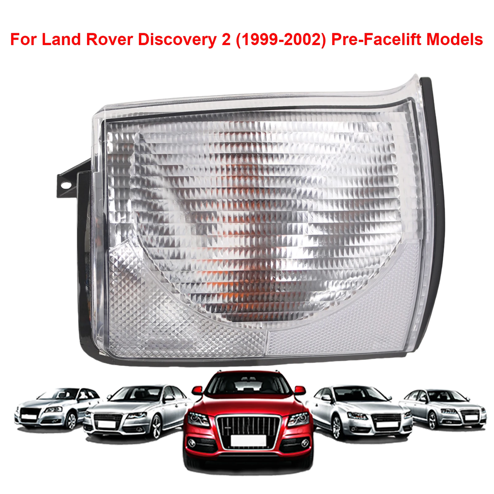 Turn Signal Indicator Lamp XBD100880 XBD100870 Car Front Corner Light for Land Rover Discovery 2 1999-2002 Pre-Facelift
