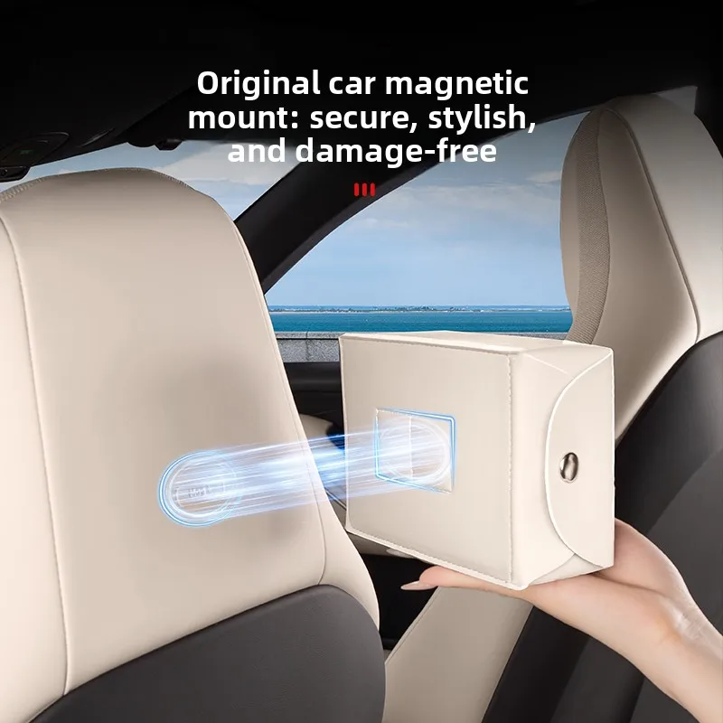 25 ET5T/ET5 car magnetic tissue box armrest box, common for storing tissue bag accessories