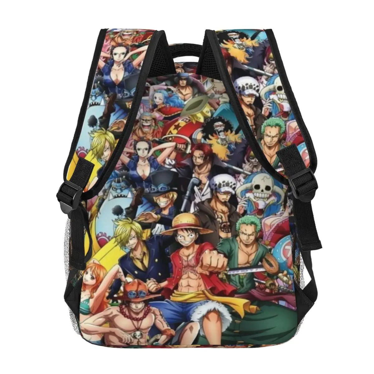 Uma peça impressa leve mochila casual, apto para escola, ao ar livre, compras, escritório, 17"