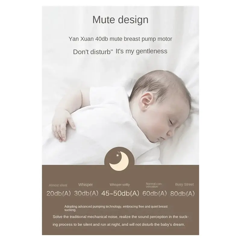 편측 무통 전동 유축기 착용형 휴대용 완전 자동 통합 핸즈프리 디자인