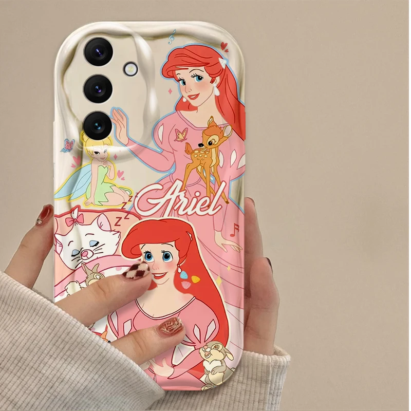Disney princesa linda capa para samsung galaxy a16 a06 a55 a35 a25 a15 a05 a05s a54 a34 a24 a14 a73 a53 a33 a23 a13 a52 a32 a22