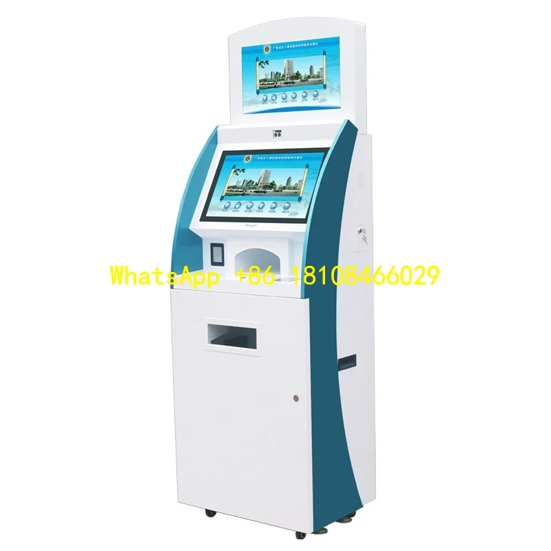 

Устройство считывания карт NFC, машина для банкоматов, автоматический киоск для денежных терминалов, 21,5-дюймовый киоск для оплаты самообслуживания с