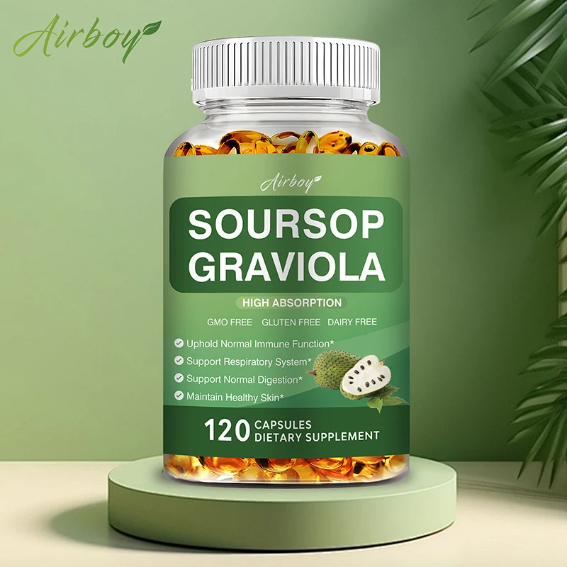 Soursop Graviola - Powerful Antioxidant, Promote Digestion & Cellular Health, Strengthen Immunity