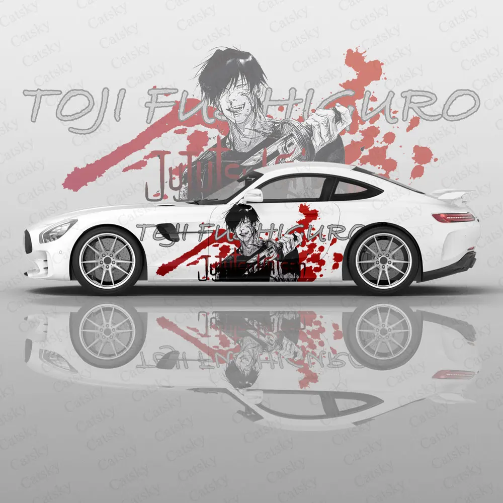 

Toji Fushiguro - Jujutsu Kaisen Car Body Stickers Anime Itasha Vinyl Car Side Decal Sticker Car Sticker Automotive Decor Film