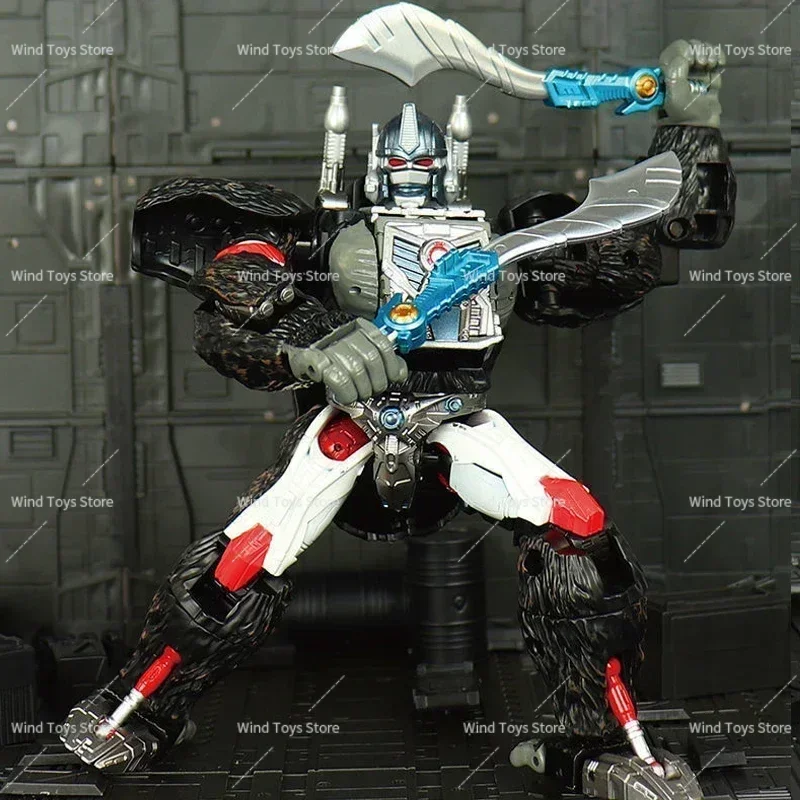 ألعاب التحول Beast TB01، قائد المملكة البدائية، الشمبانزي، الكابتن، نموذج لجسم الرسوم المتحركة، روبوت مشوه، #4